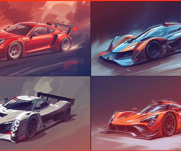 ArtStation - 200+ Concept Art Inspiration Racing Car Pack | Artworks