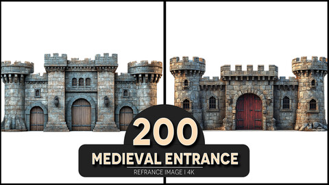 Medieval Entrance 4K Reference/Concept Images