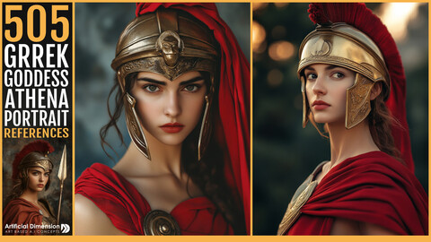 505 Greek Goddess Athena Portrait