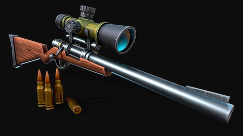 Stylized Sniper Rifle