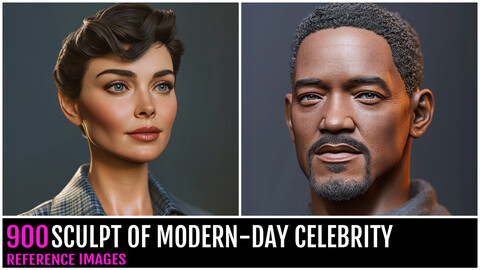 900 SCULPT OF A MODERN-DAY CELEBRITY