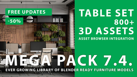 Table Sets - Furniture Mega Pack