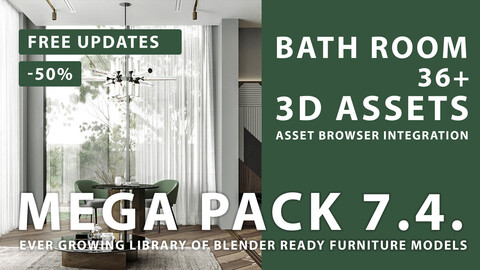 Bathroom - Furniture Mega Pack