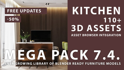 Kitchen - Furniture Mega Pack