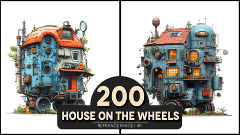 House on the Wheels 4K Reference/Concept Images