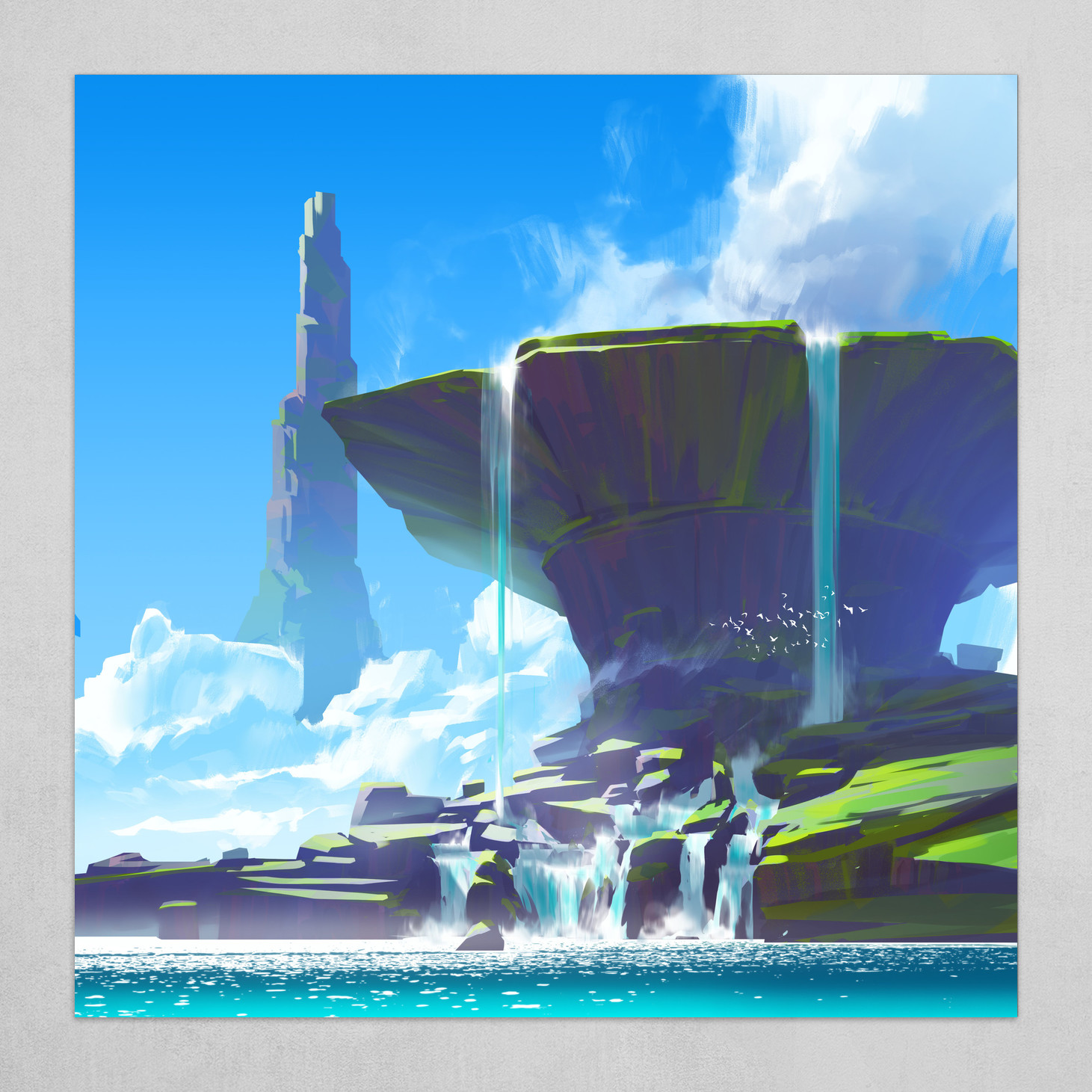 Artstation Sea Rocks 2 Art Print