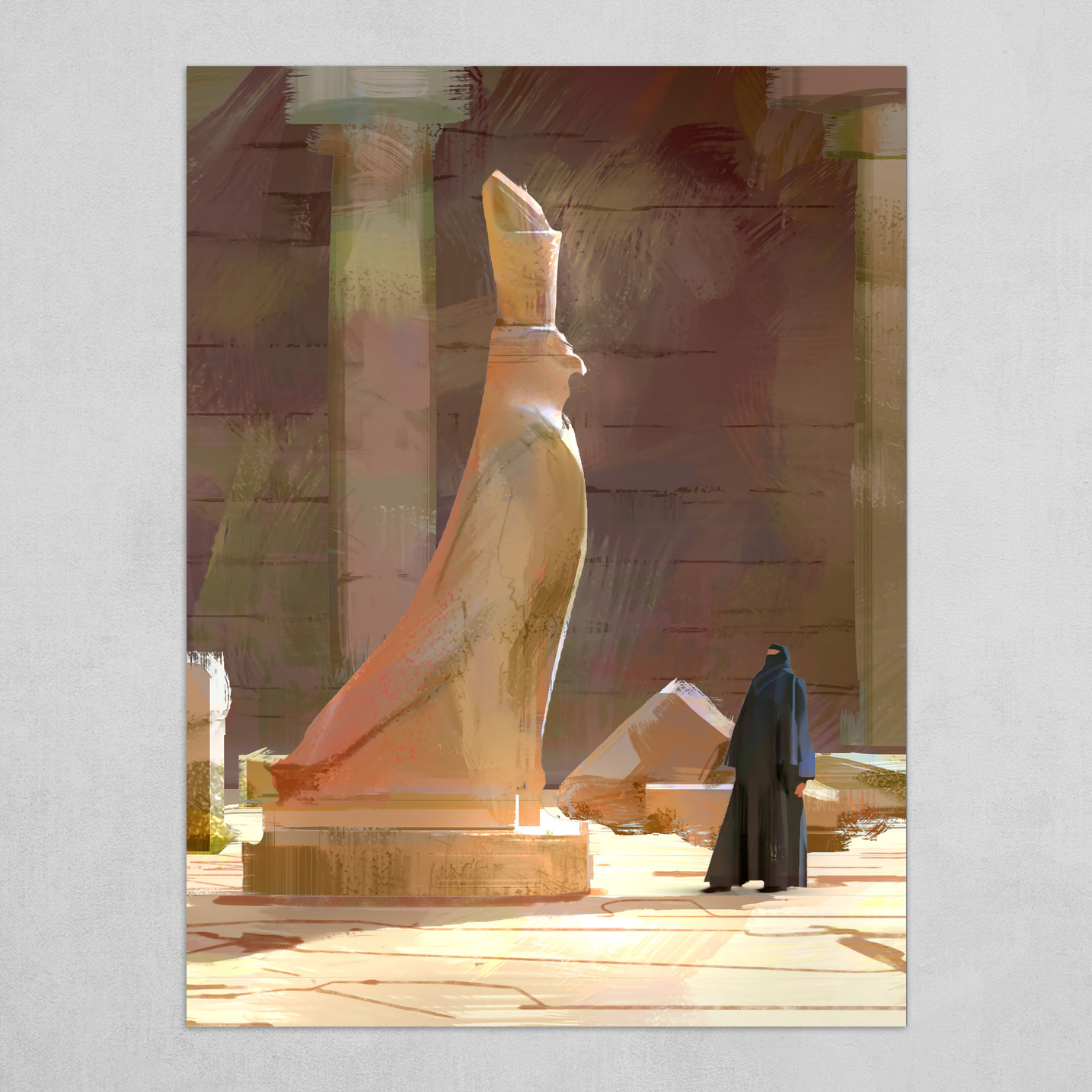Egyptian statue study