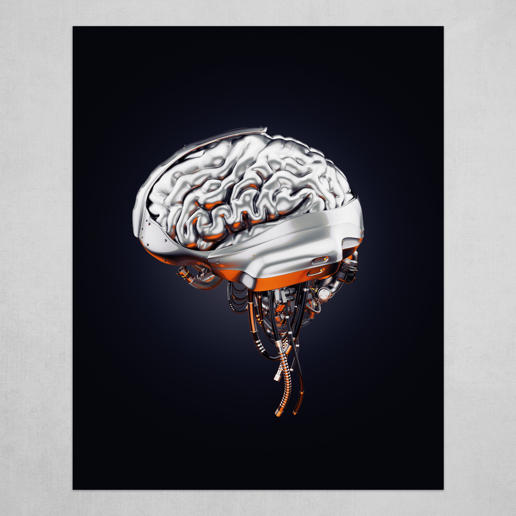 Steel robotic brain