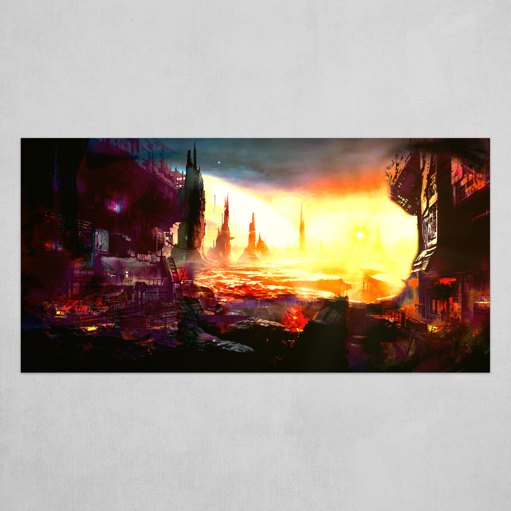 Artstation Concept Art Science Fiction Landscape Sci Fi