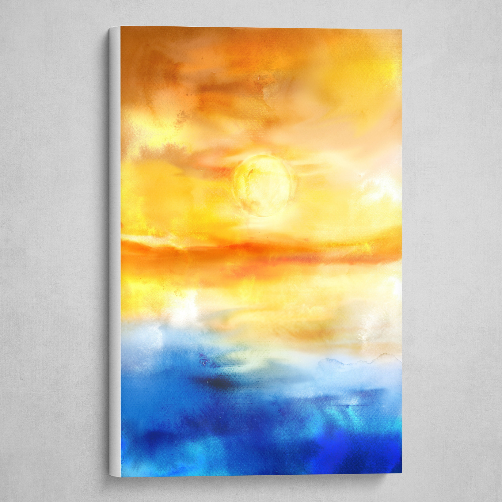 Abstract Sunset Artwork I Canvas Print By Tmarchev