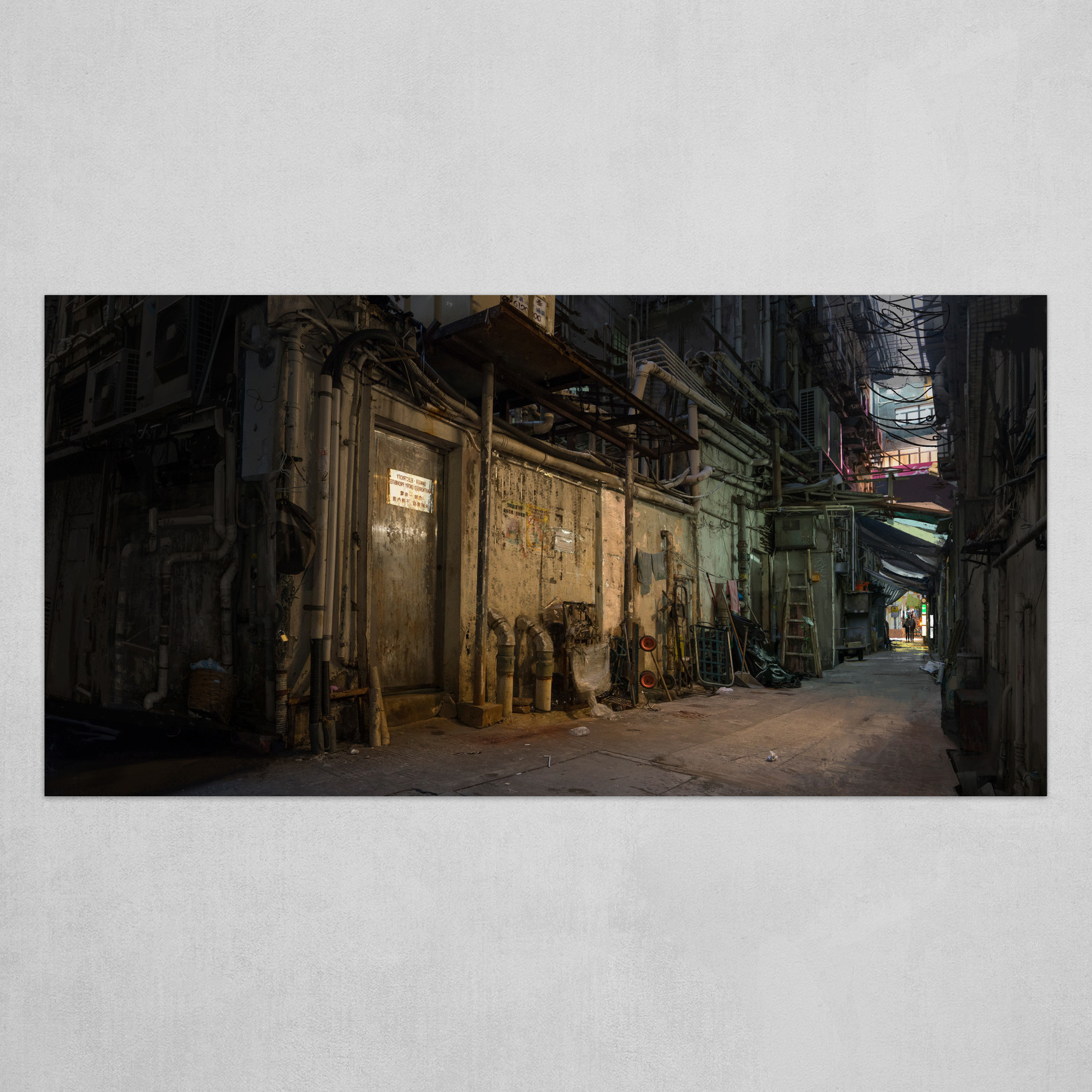 Alleyway Art Print By Adrian Regalado Alleyway Art Print By Adrian Regalado