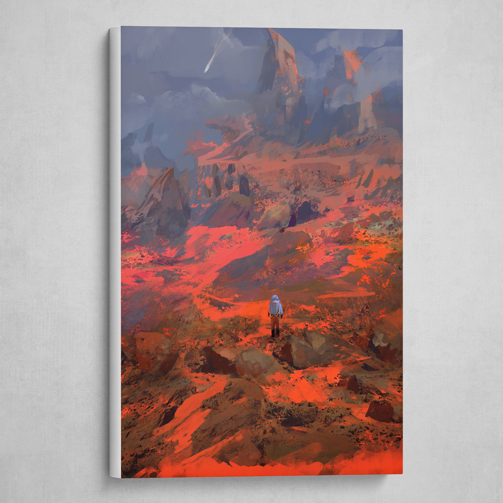 Red badlands