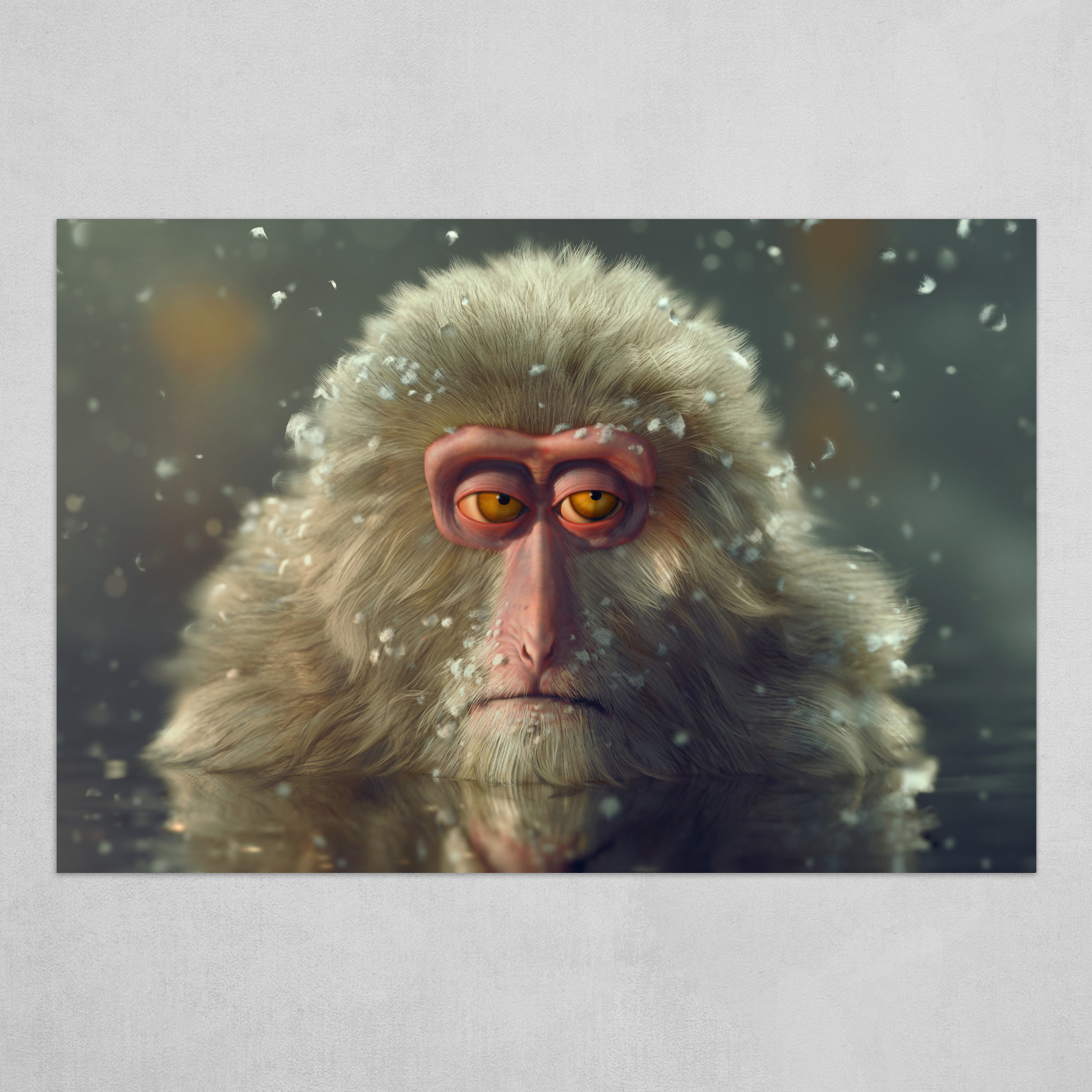 Pablo Munoz Artwork Japanese Macaque Front