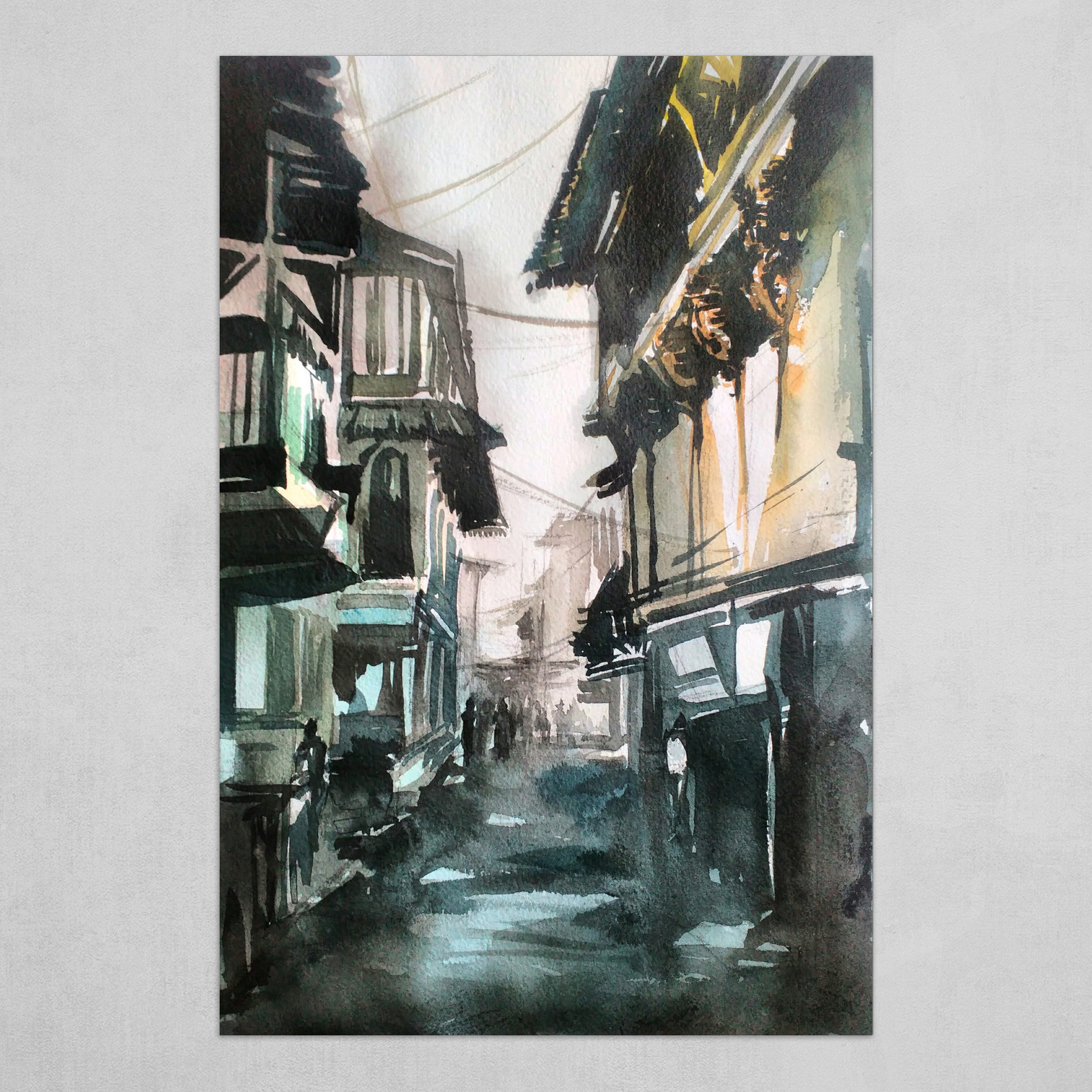 Artstation Heritage Walk Ahmedabad India Art Print