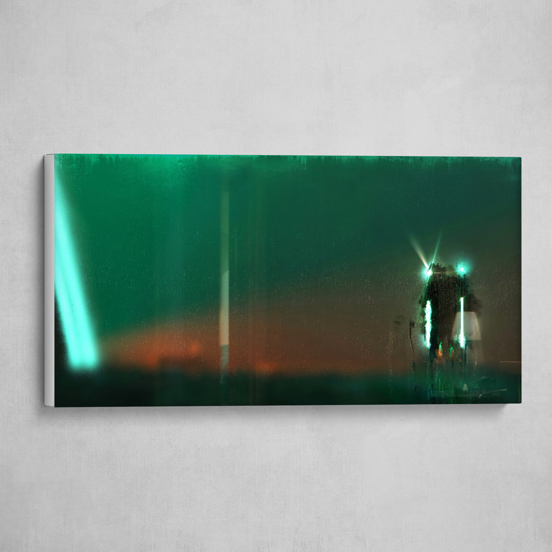 Through the misty window