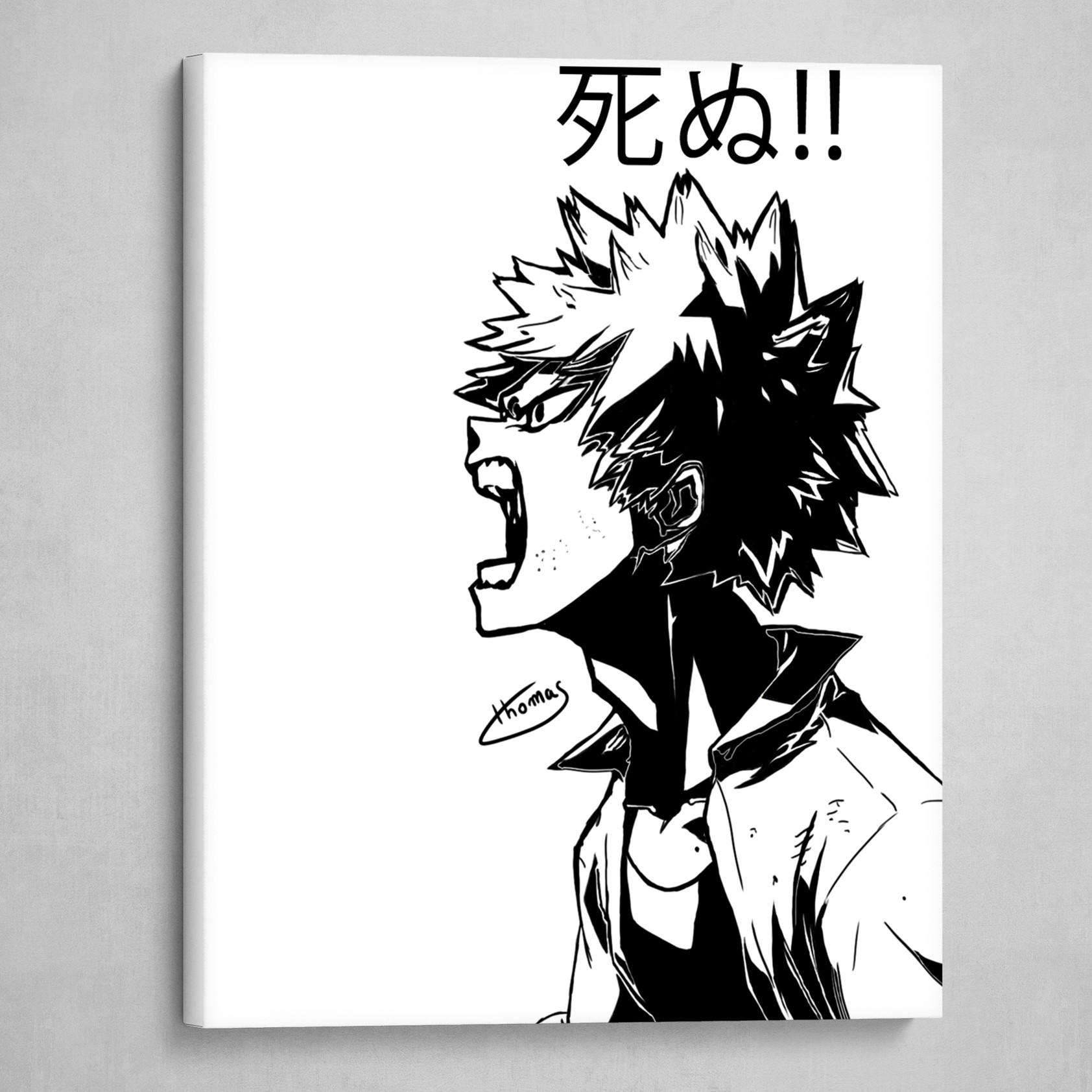 Bakugou My Hero Academia Canvas Print By Bakuzart