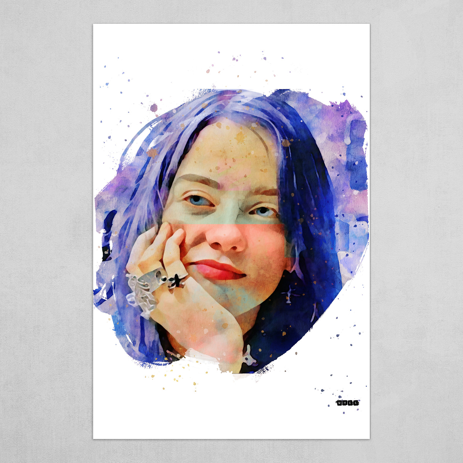 Artstation Billie Eilish Art Print