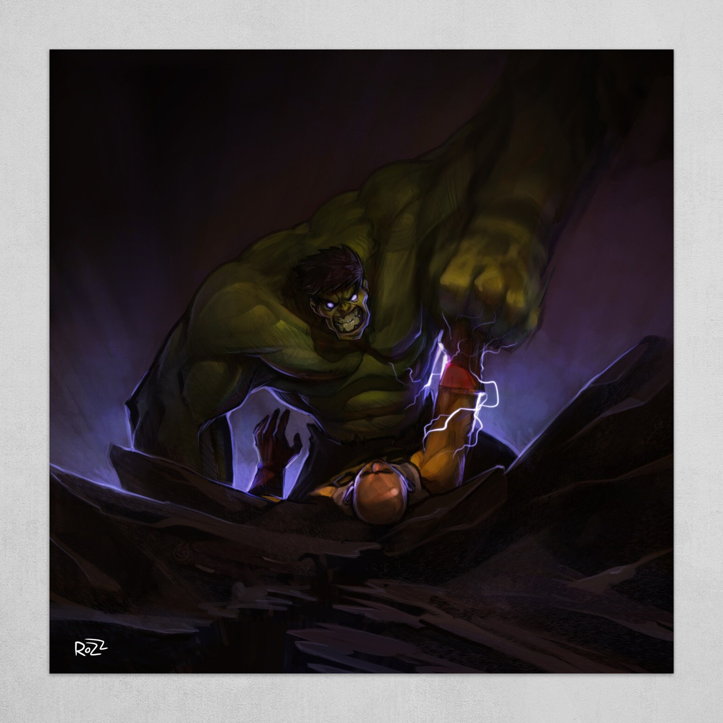 Hulk vs Saitama