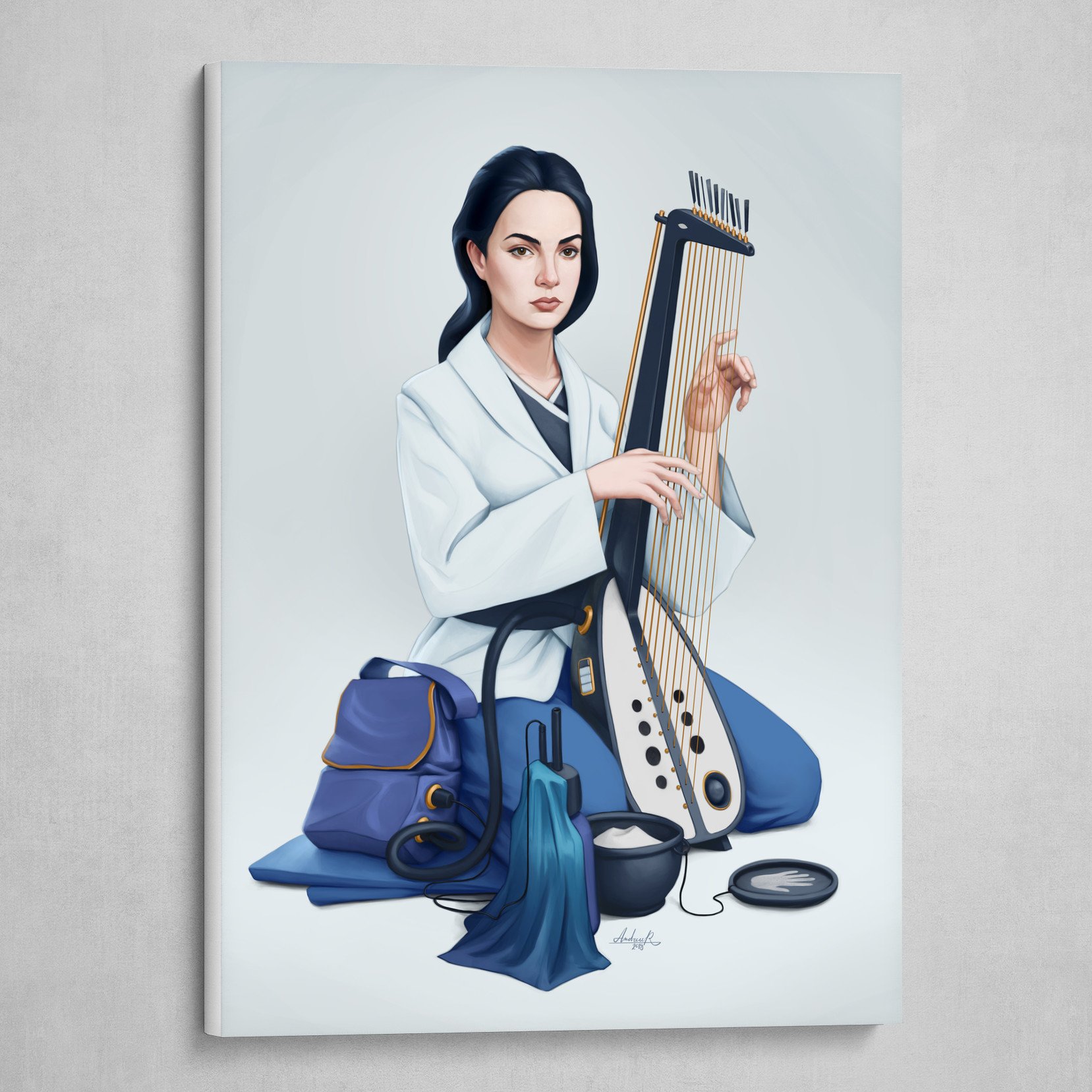 Shoulder harp store