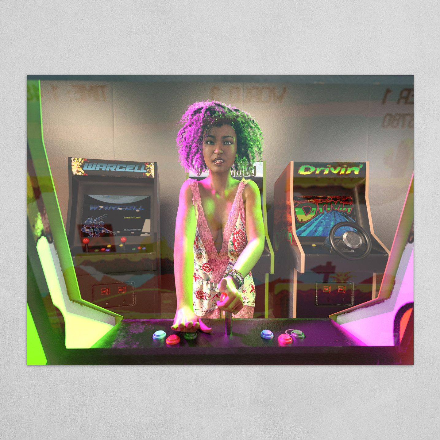 Retro Gamer Girl