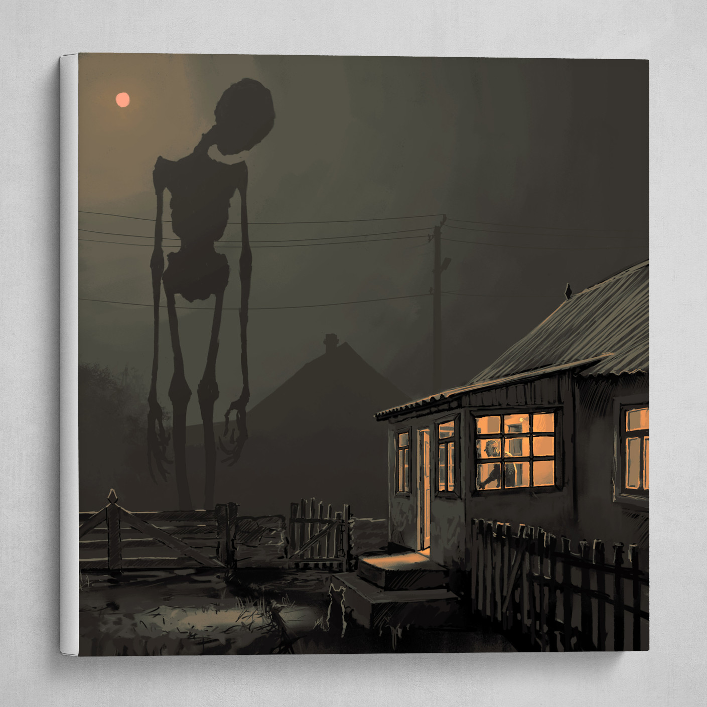 Night in a village 2
