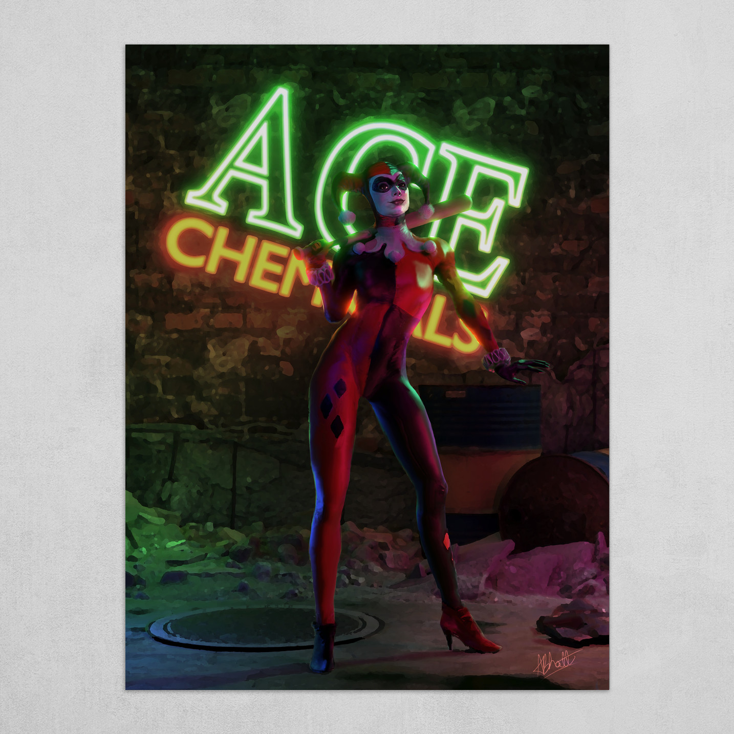 Harley Quinn- Aniket Bhatt Print