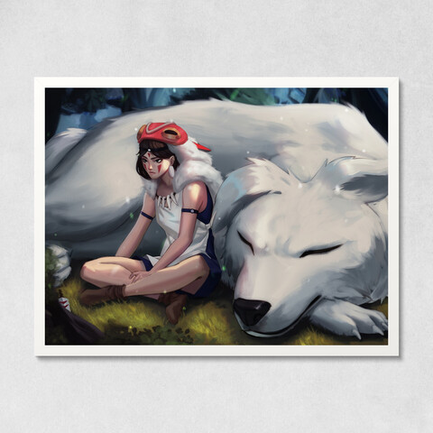 Princess Mononoke - FanArt by Patrik David