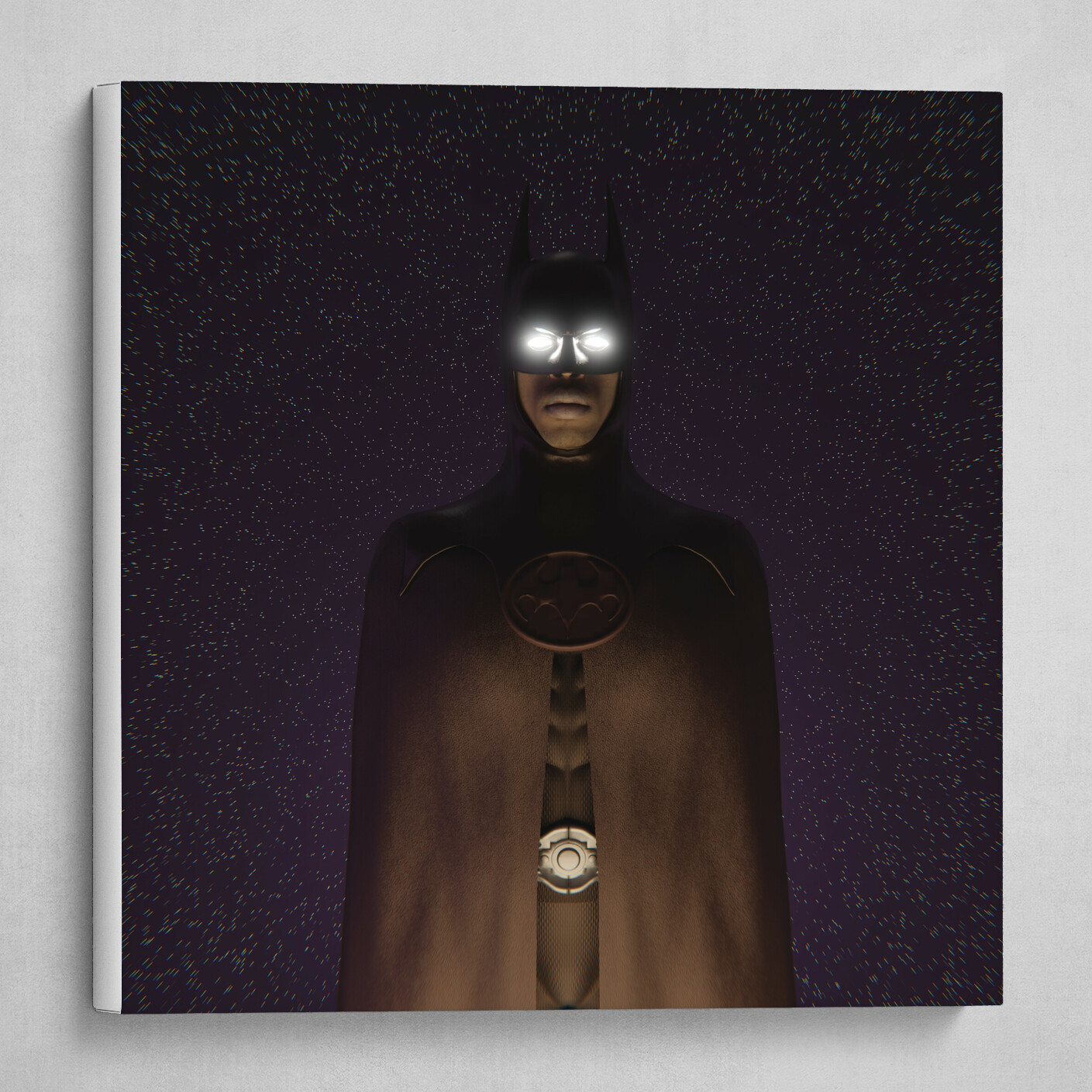 Astro Bat 2 Travis Scott As Batman Canvas Print By Tiko