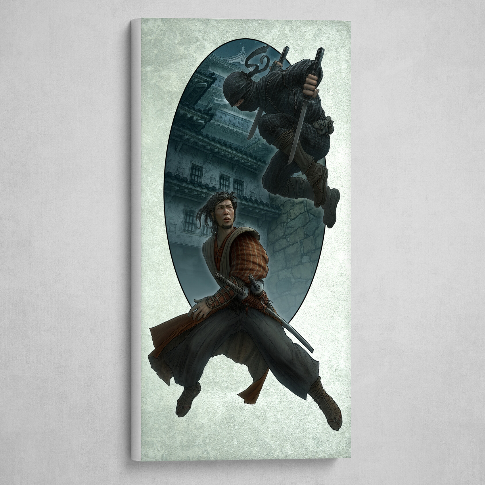 White Ninja , Assassin Art Board Print for Sale by EsT-shop