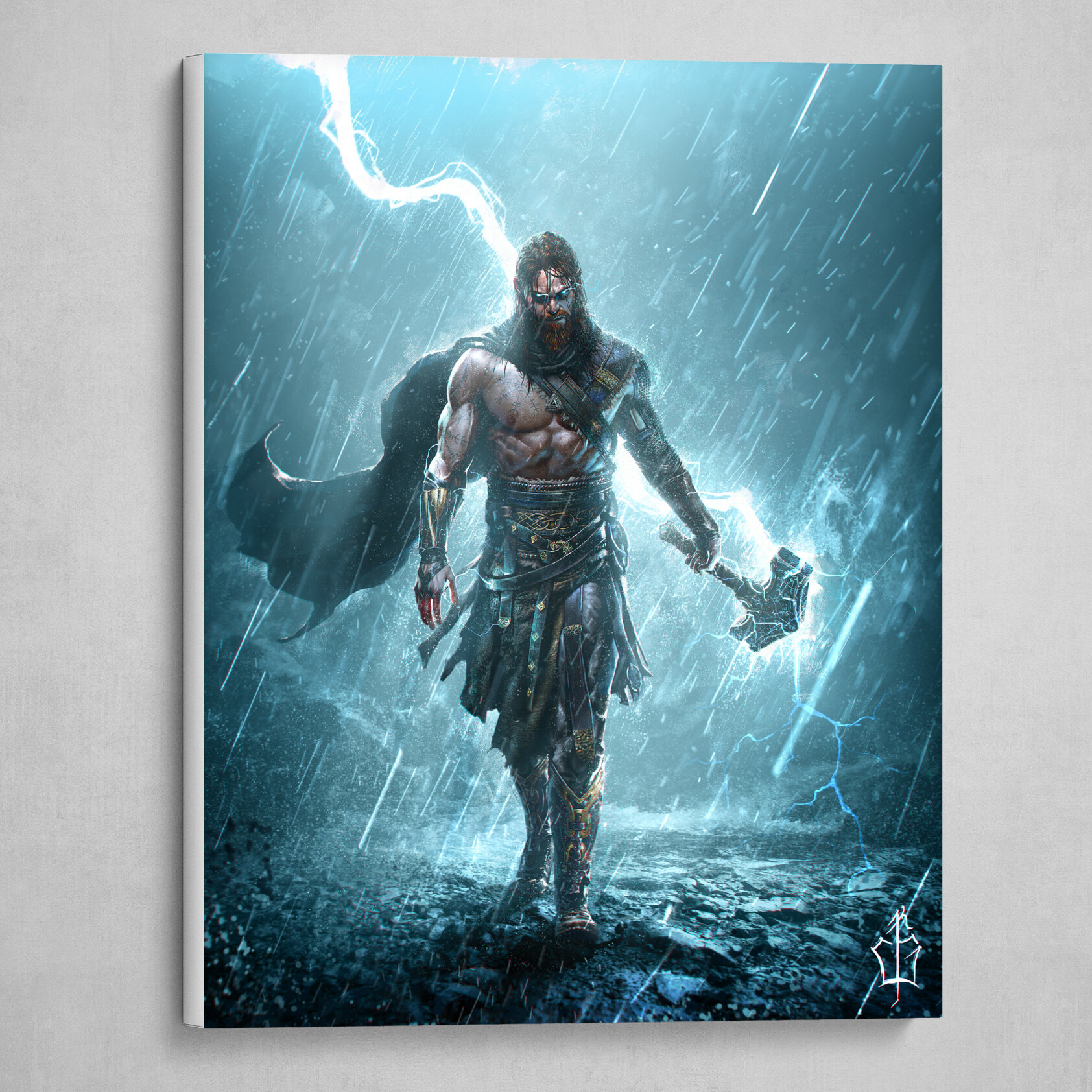 God Of War Ragnarok Ilustrated Combat Thor and Kratos comic style Art  Board Print for Sale by BlackThunder Store