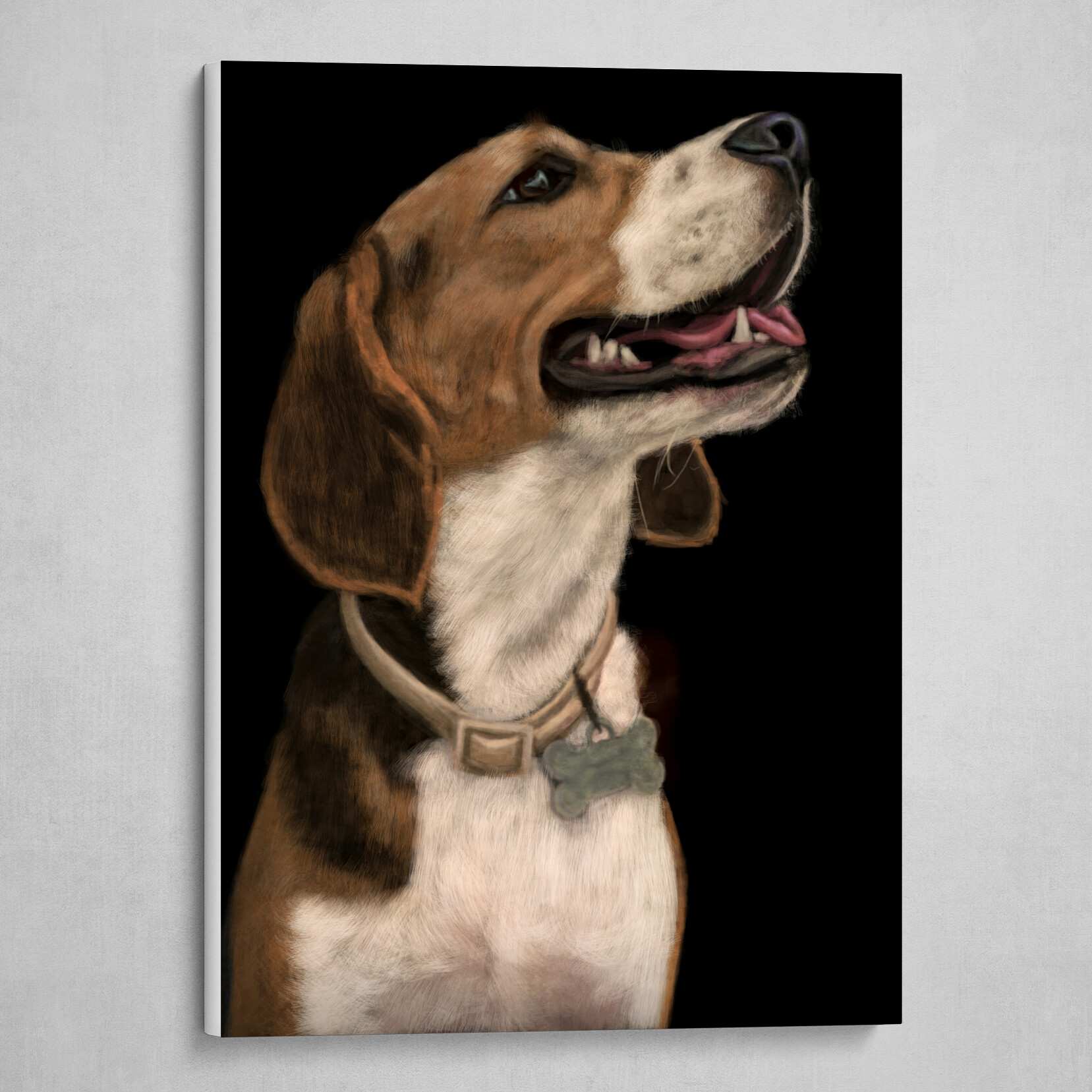 Beagle painting on sale