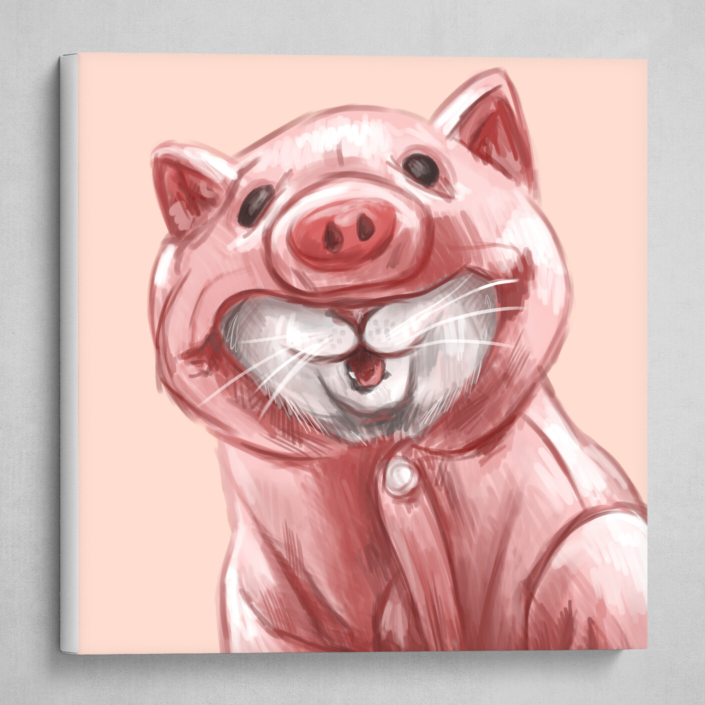 Cat in pig costume on sale