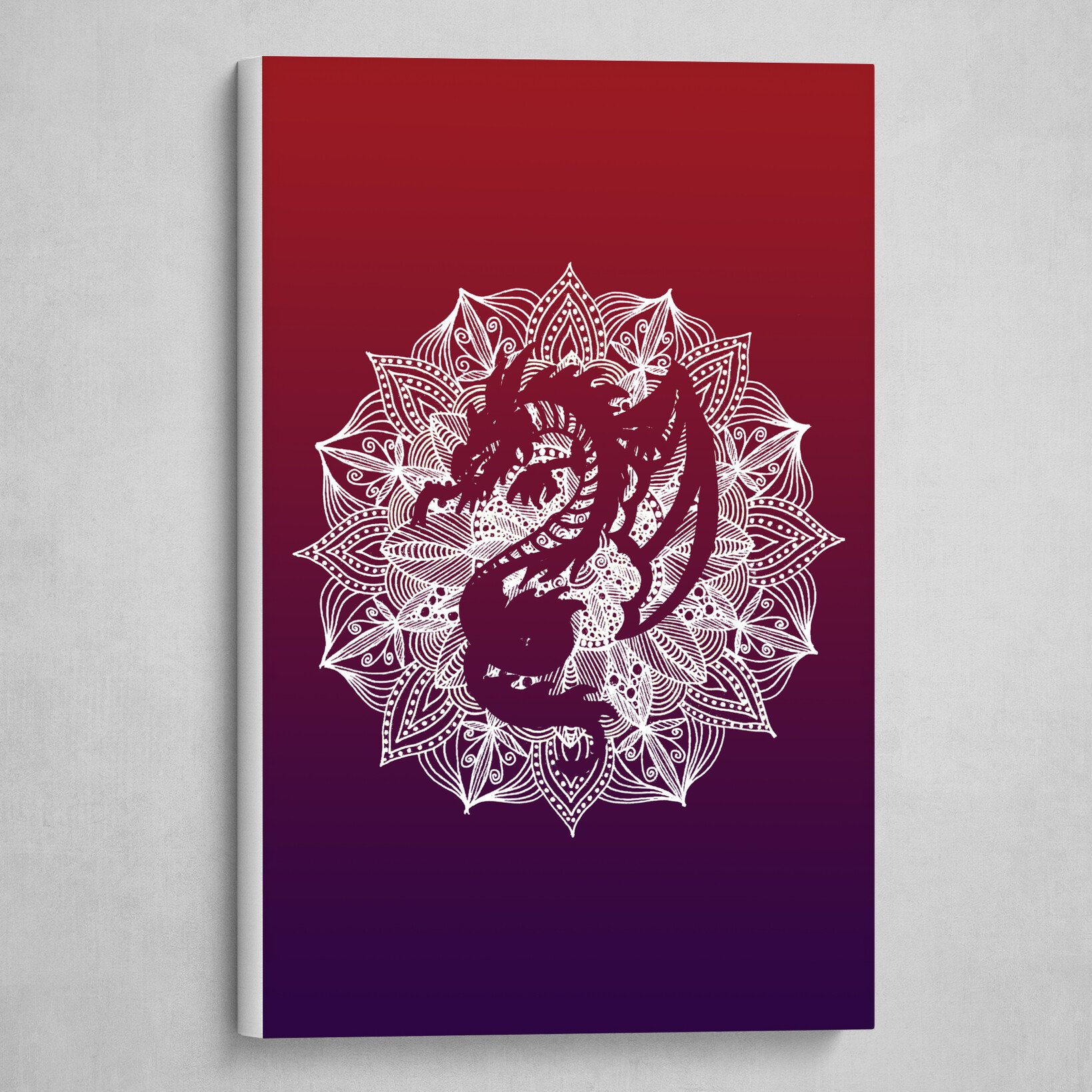 Dragon Mandala Tattoo Vector Images (64)