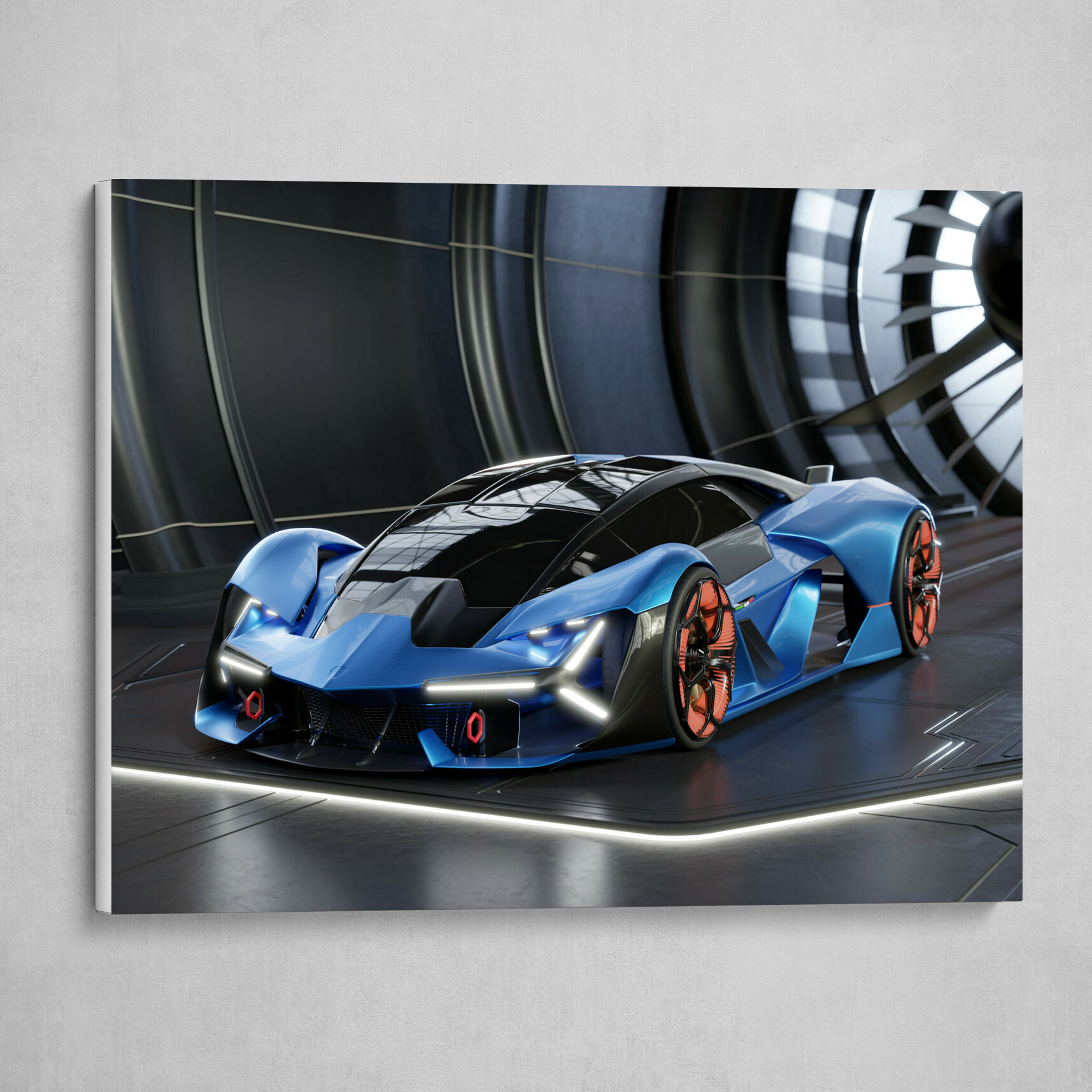 Lamborghini Terzo Millennio Blue by . Studio