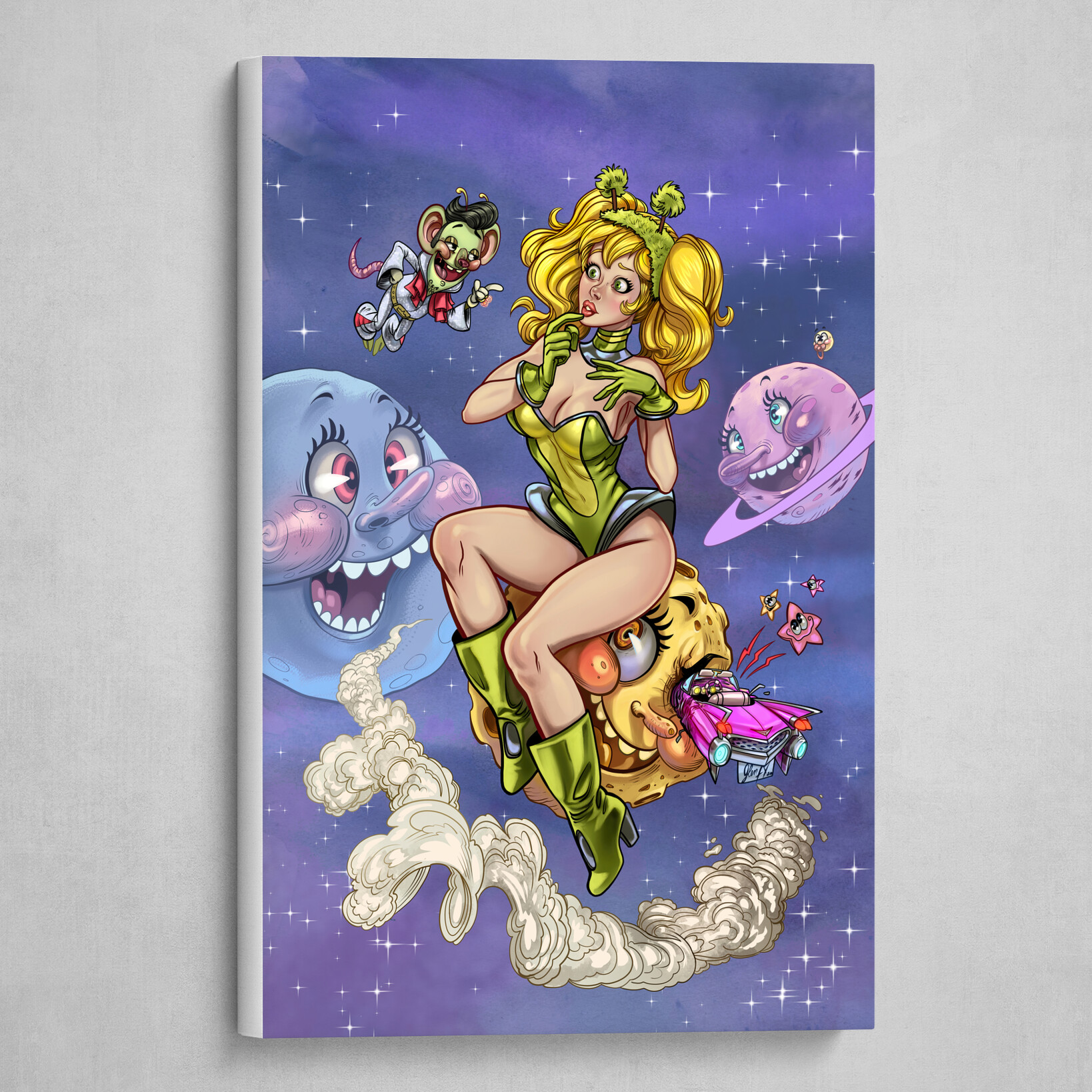 Mandy and the Moon made of Cheese