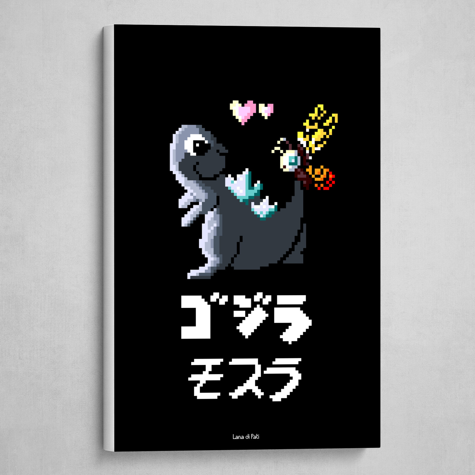 Pixel Kaiju: Godzilla ♥ Mothra