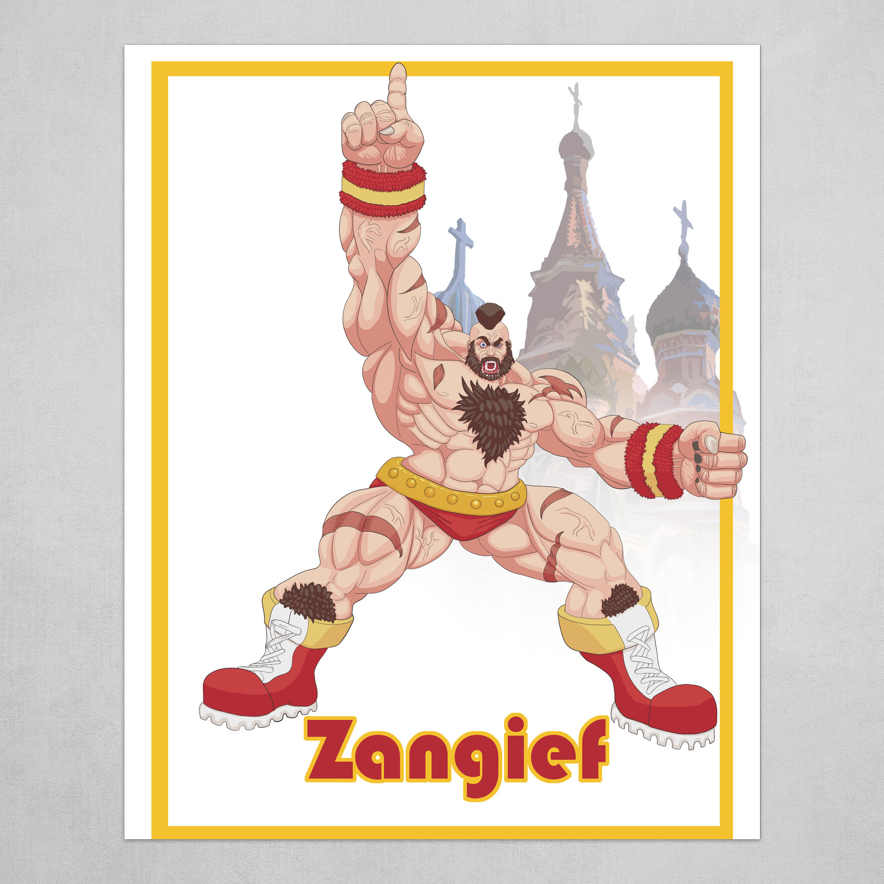ArtStation - Street Fighter 6 Sports Card Collection - Zangief