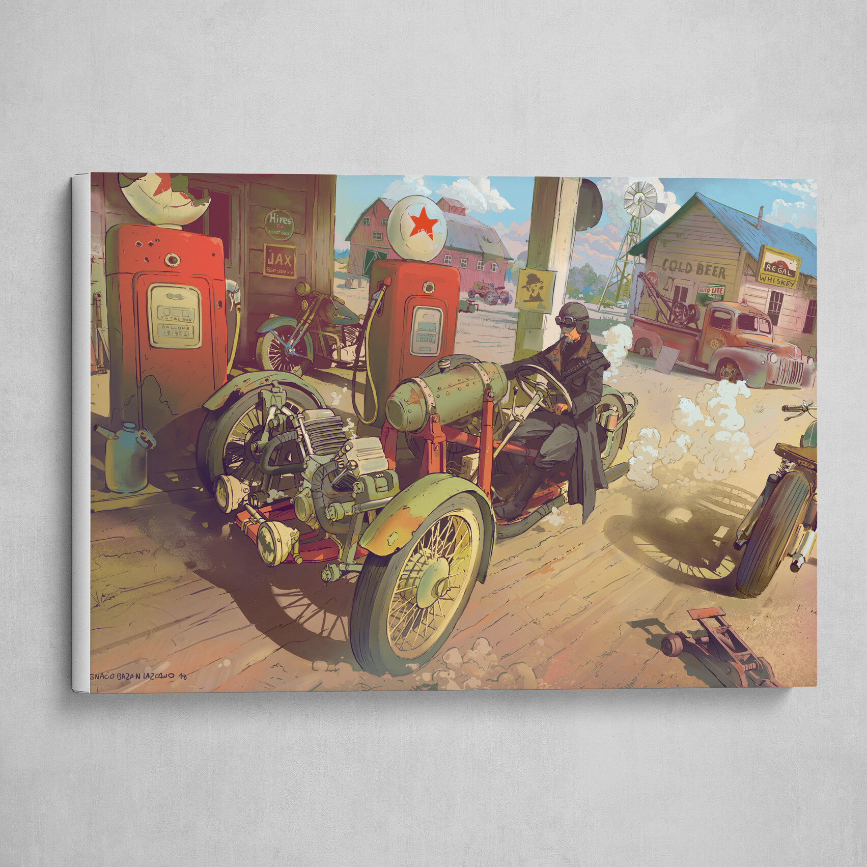 Gas station