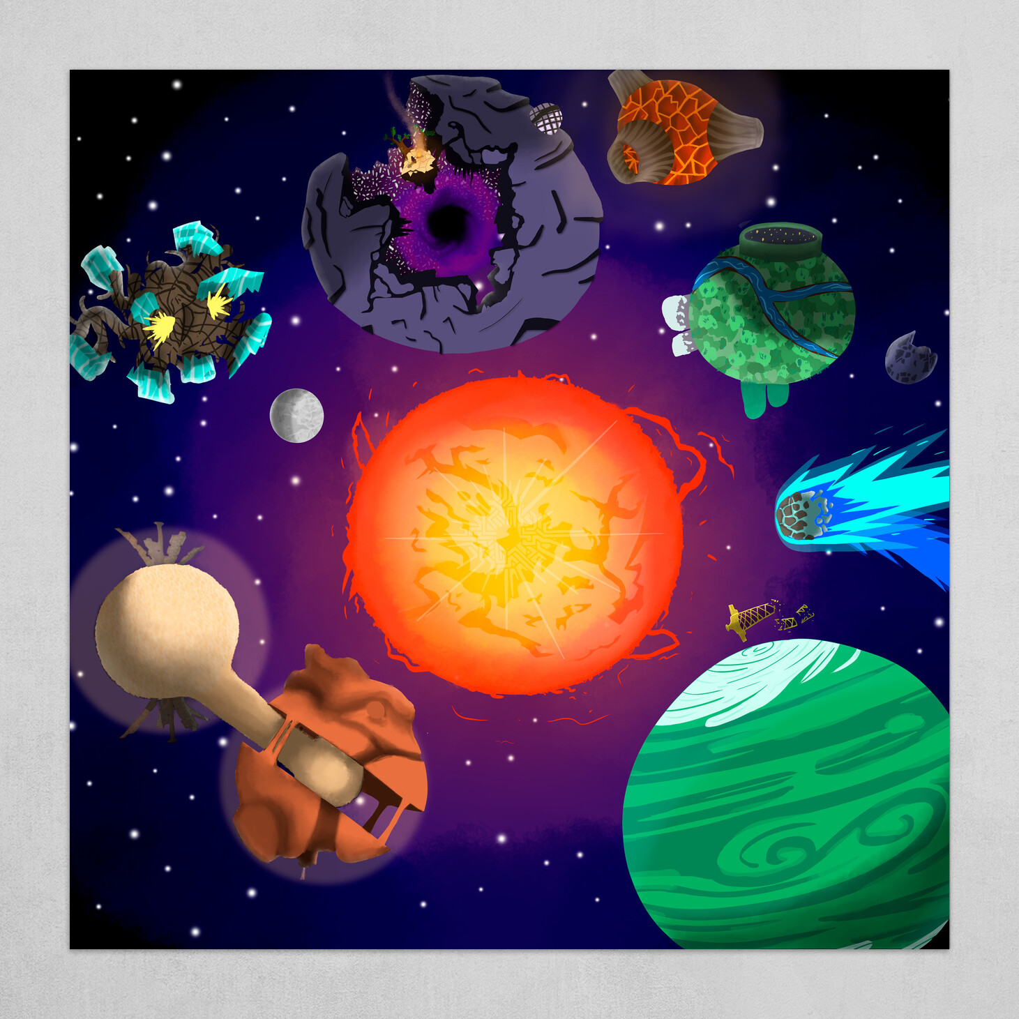 Outer Wilds Planets (64x64) by zarcy on DeviantArt