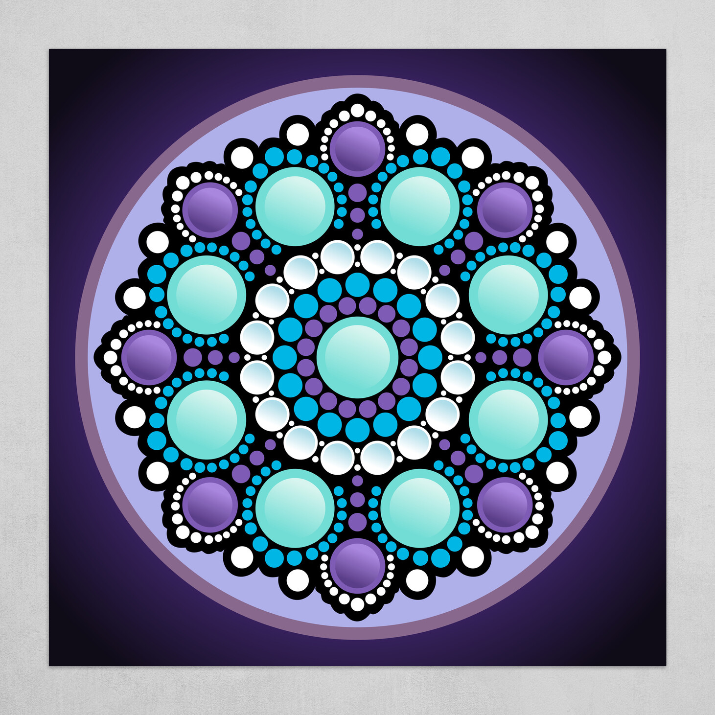 ArtStation Dot MANDALA Decorative 6 Vector