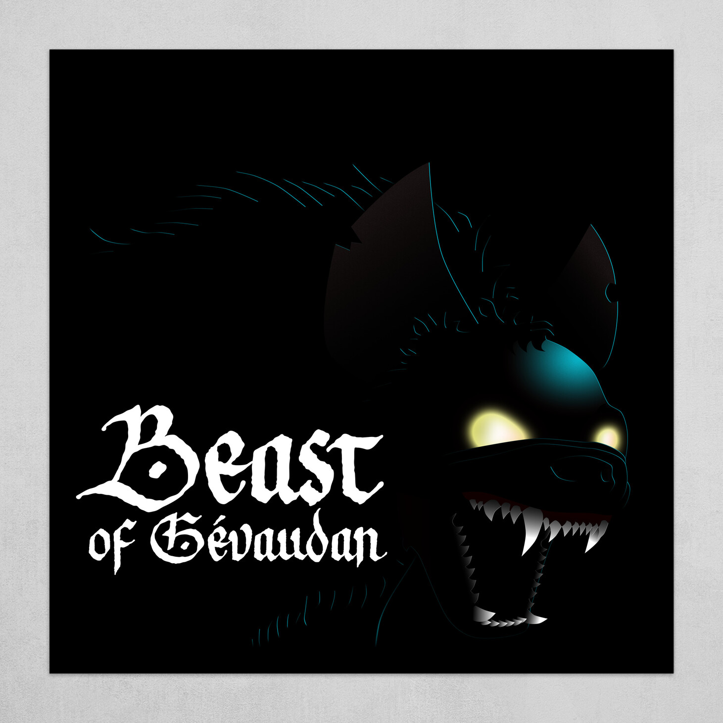 Beast of Gévaudan Vector Illustration