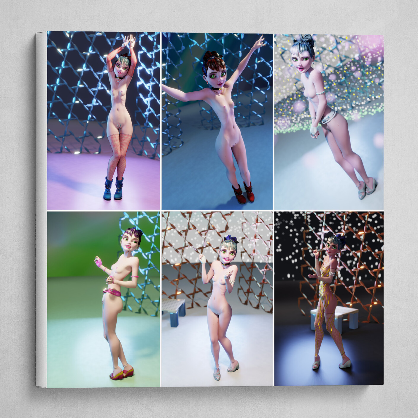 Princess Verachantesse, Variety of Poses