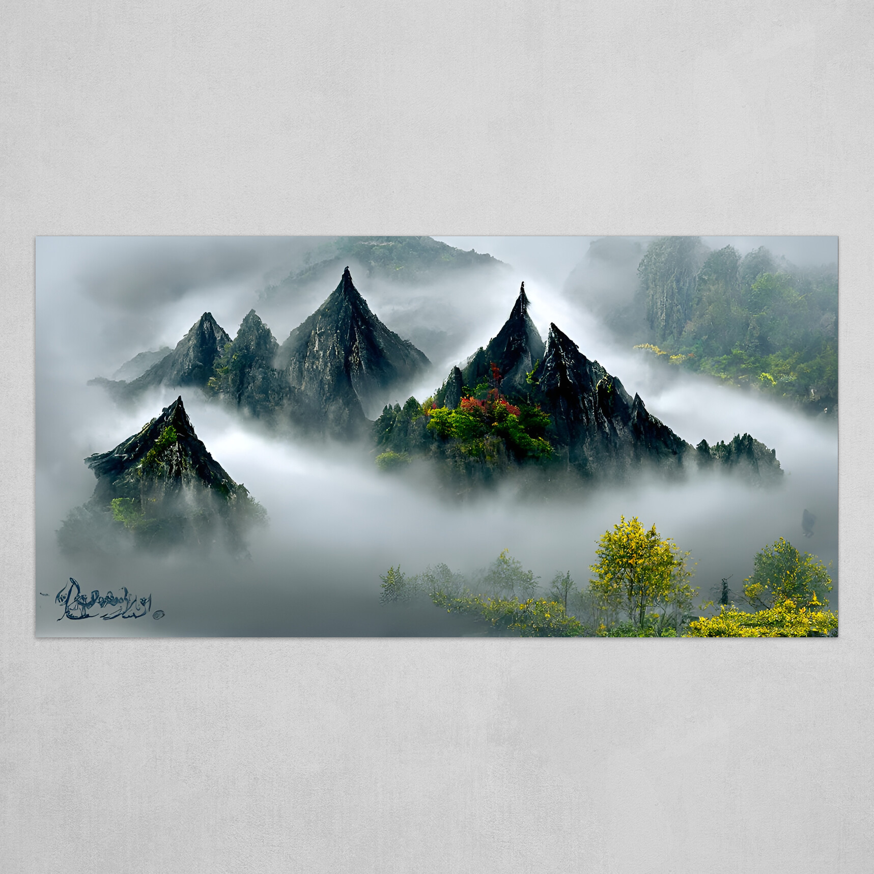 Misty Mountain Landscapes