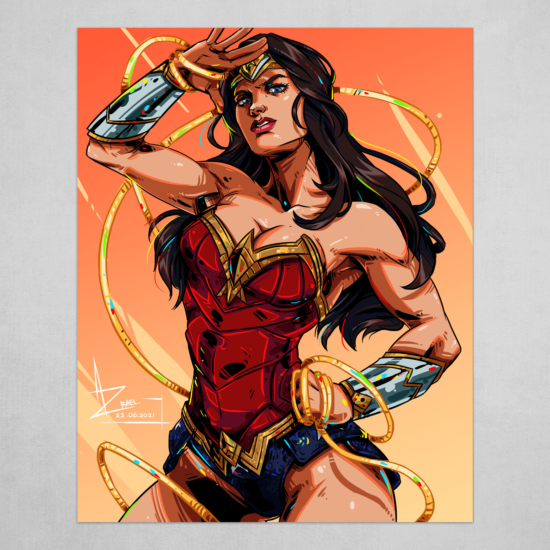 ArtStation - Girl.. Wonder Woman