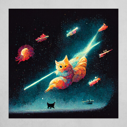 cats space war 5 by Rokviz Studio