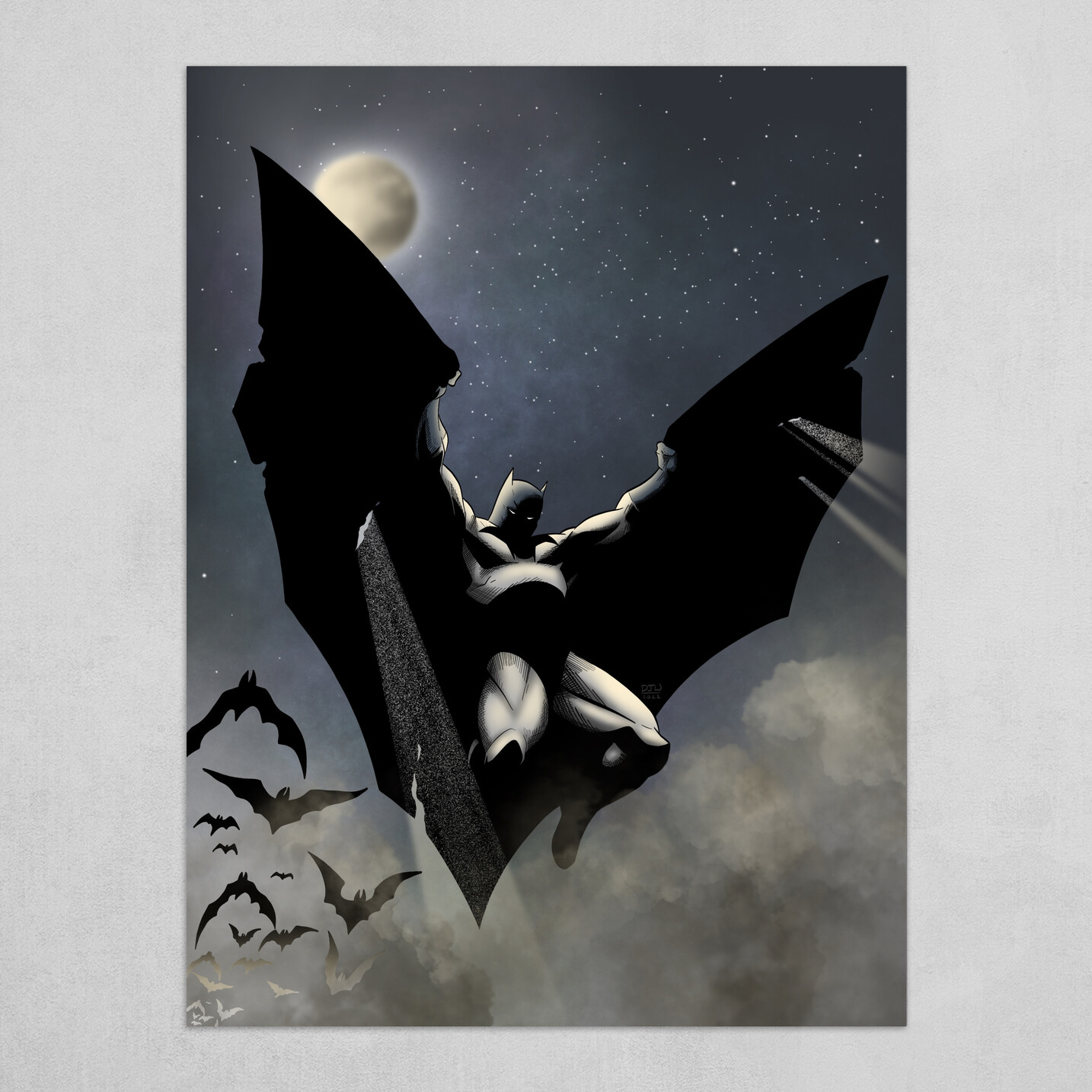 Batman Comic Cover Concept