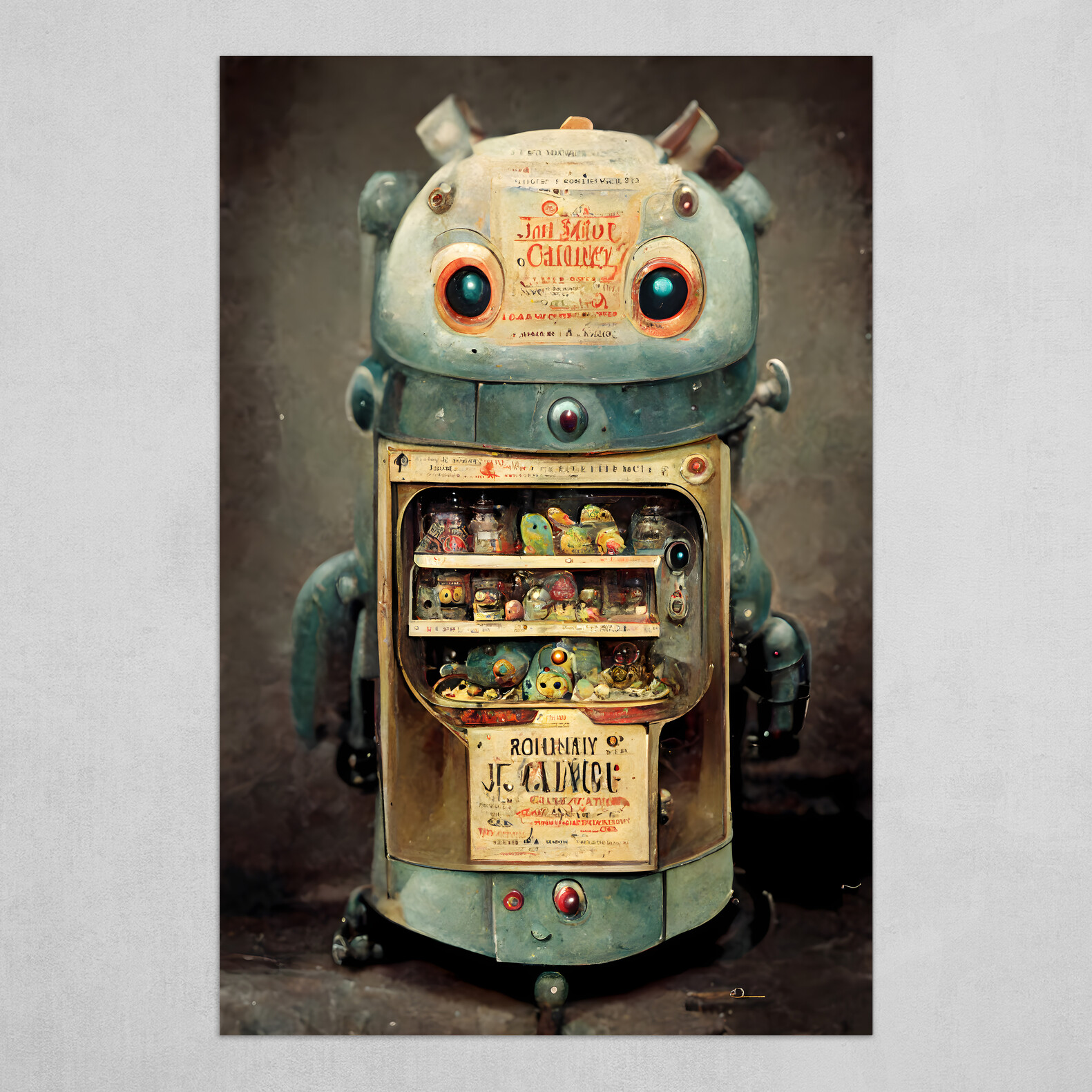 Vintage Robot Vending Machine #13