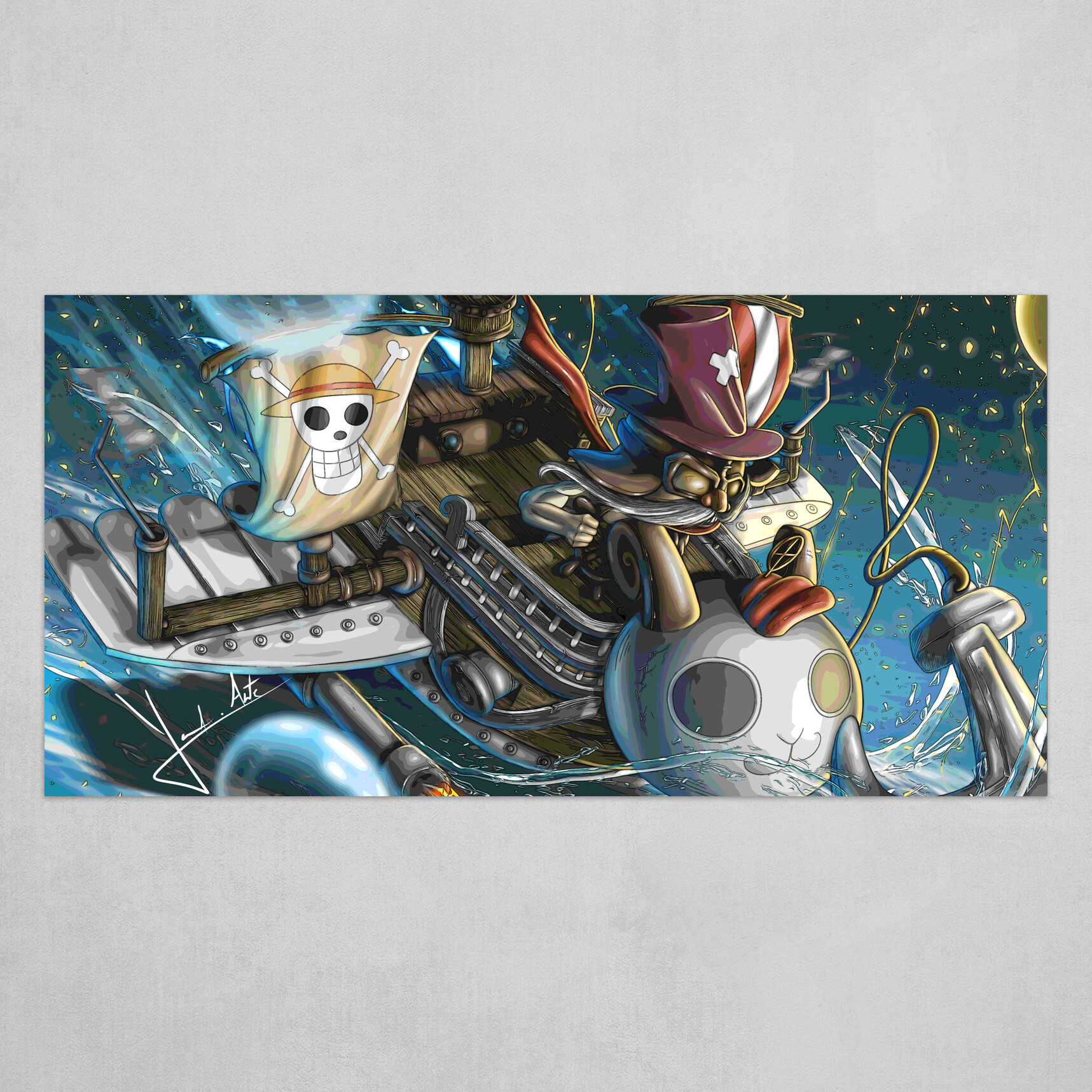 (Cartoon Style) Corki League Of Legends X One Piece