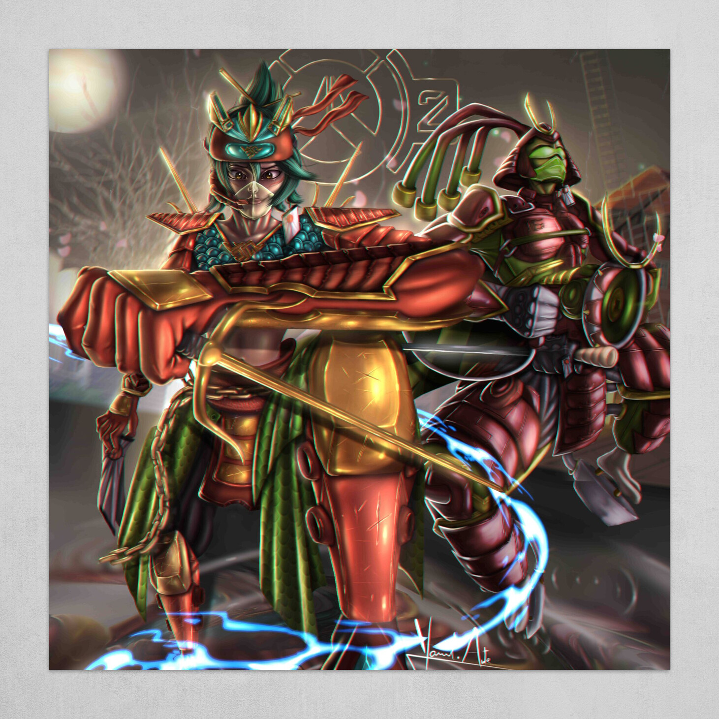 kiriko and lucio, the Dragon & the Samurai, Overwatch 2