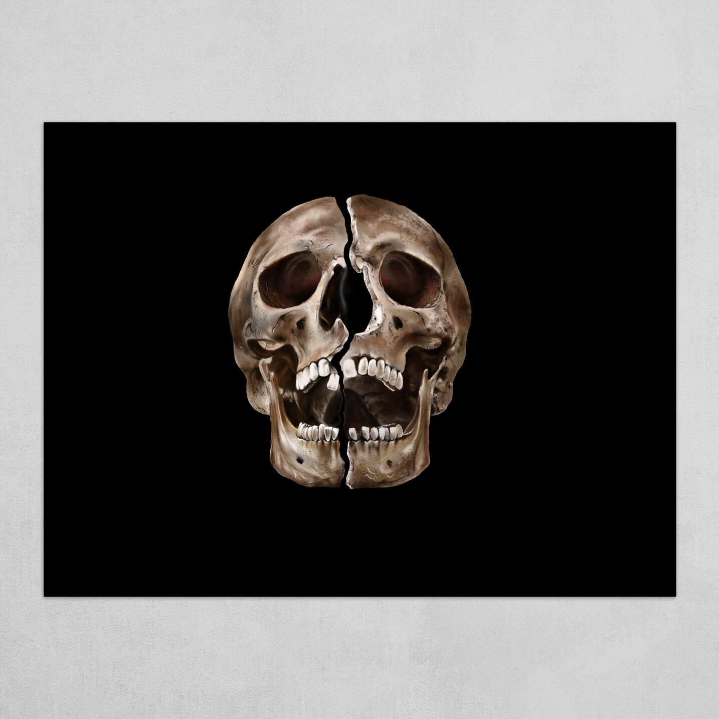 Broken skull by kripticfrostbite on DeviantArt